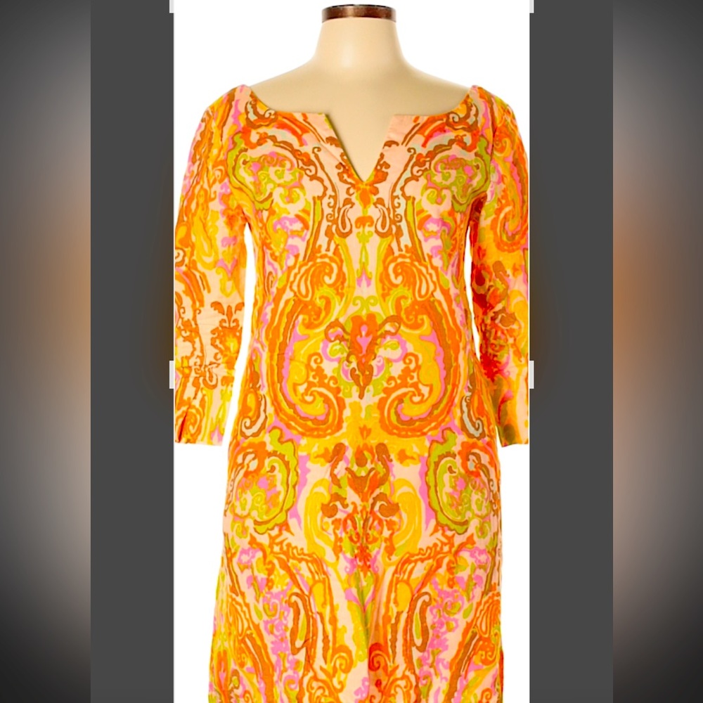 J crew casual linen dress Size 6 NWT